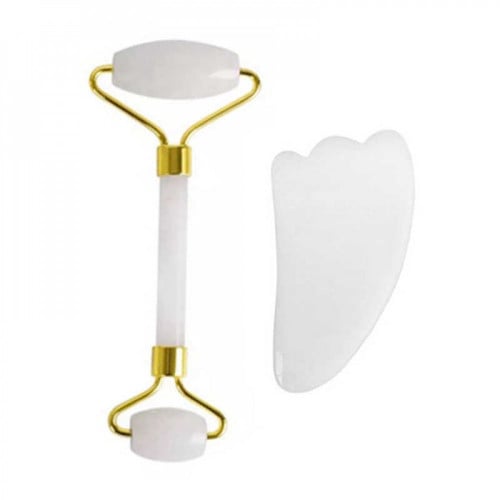 أداة مساج وجه كريستال مع حجر الوان متعددة roller f...