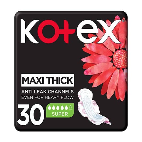 فوط نسائية كوتكس 30 فوطة ماكسي سميكة كبيرة kotex m...