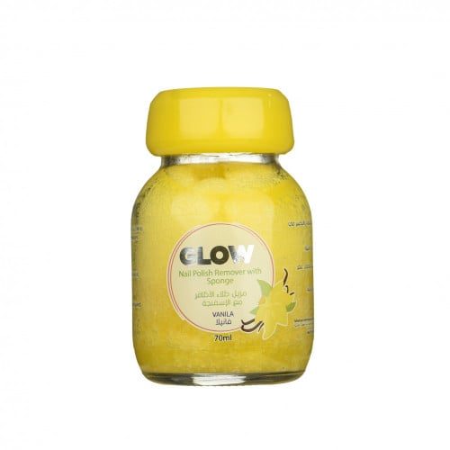مزيل طلاء اظافر من جلو بالفانيلا 70 مل glow nail p...