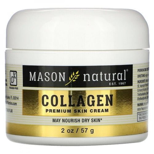 كريم كولاجين ممتاز للبشرة، 2 أونصة 57 جم mason nat...
