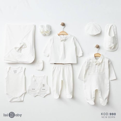 طقم استقبال ولادي 10 قطع