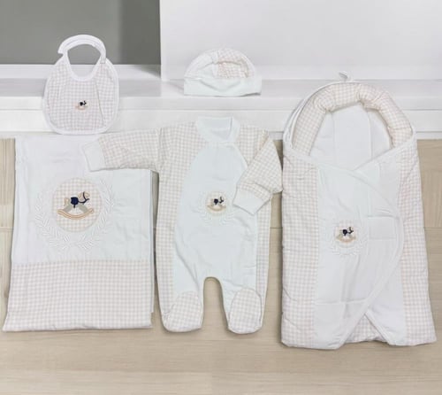 طقم استقبال ولادي 5 قطع