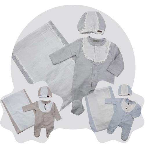 طقم استقبال ولادي 3 قطع