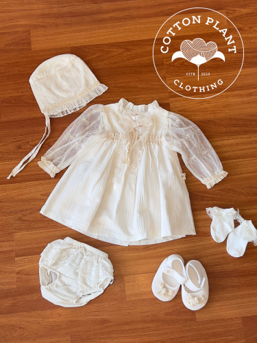 طقم فستان بناتي 5 قطع