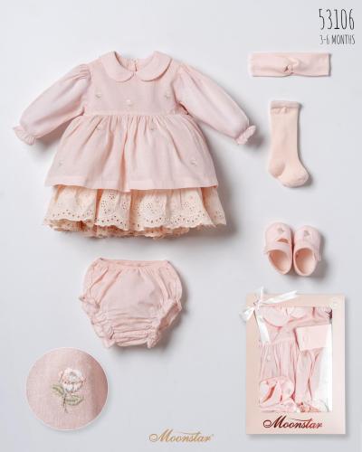 طقم فستان بناتي 5 قطع