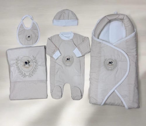 طقم استقبال ولادي 5 قطع