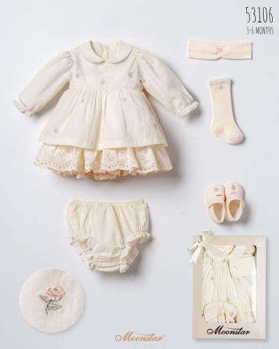 طقم فستان بناتي 5 قطع