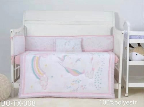 مفرش اطفال مع حواجز 7 قطع