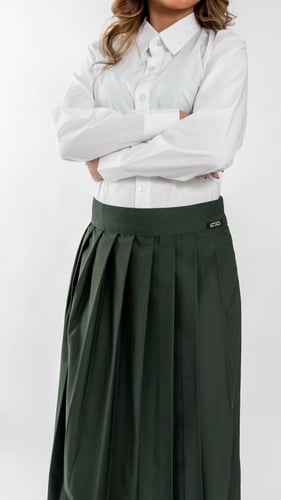 مريول زيتي رسمي بكسرات