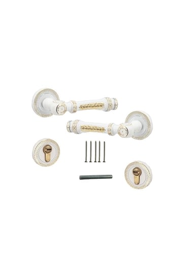 زوج مقبض باب مفصول زنك كلاسيك تركي