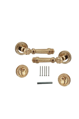 زوج مقبض باب مفصول زنك كلاسيك تركي