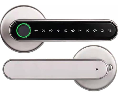 قفل ذكي يعمل على البصمة والرقم والبلوتوث والمفتاح...