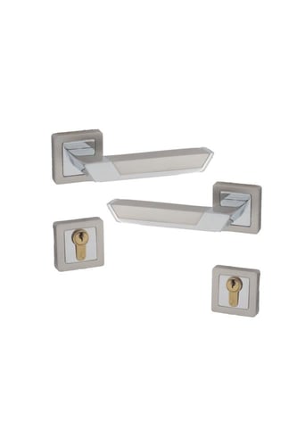 زوج مقبض باب مفصول زنك .