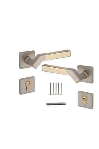 مقبض باب مفصول ذهبي .