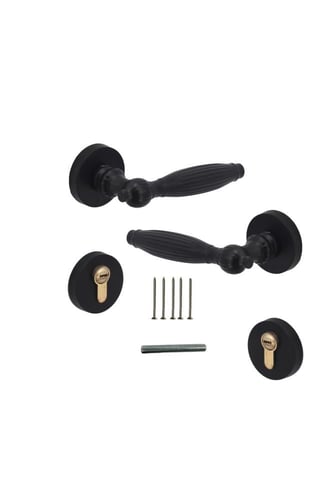 زوج مقبض باب مفصول .