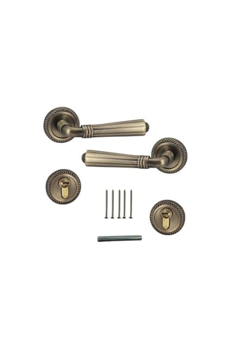 مقبض باب مفصول اسود