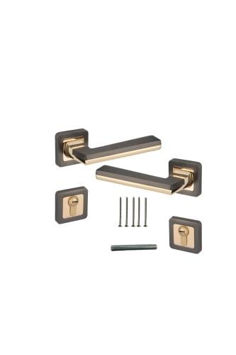 زوج مقبض باب مفصول زنك - LOZAN