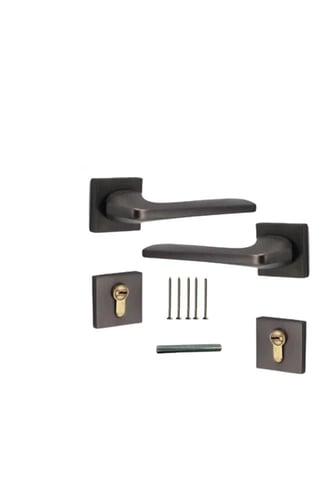 زوج مقبض باب مفصول زنك .