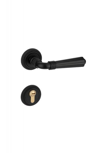 مقبض باب مفصول اسود