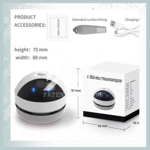 مكنسة يدوية تعمل بالشحن