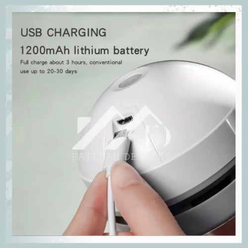 مكنسة يدوية تعمل بالشحن