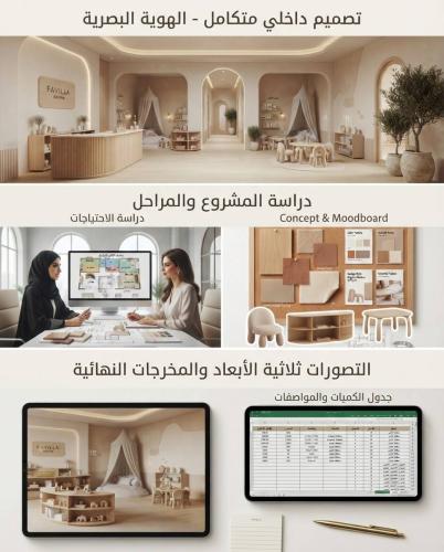 تصميم داخلي متكامل