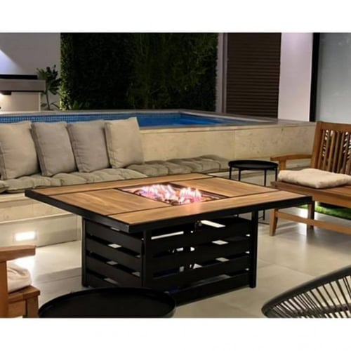 طاولة موقد فقط لحطب