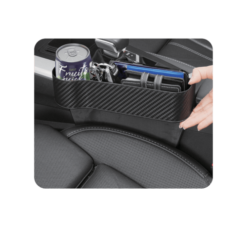 منظم فجوة مقعد السيارة مع حامل أكواب - صندوق تخزين...