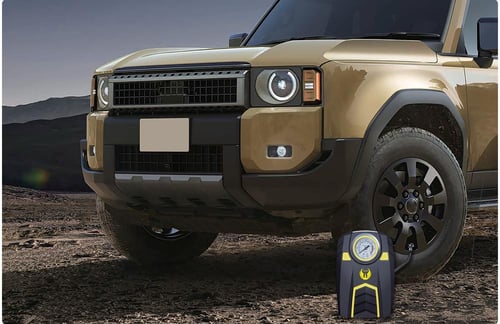 كمبروسر هواء للسيارة YOUFO 12V مع إضاءة طوارئ (حتى...