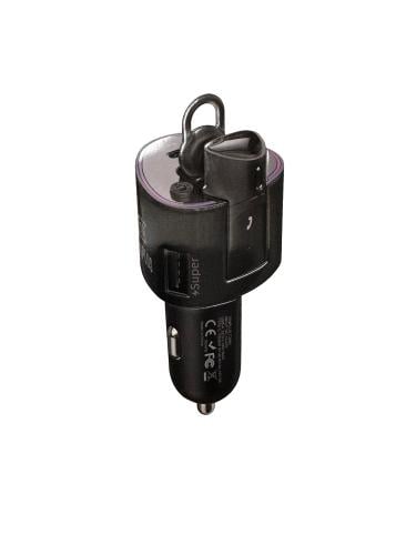 شاحن السيارة الذكي مع سماعة بلوتوث – TENPLUS