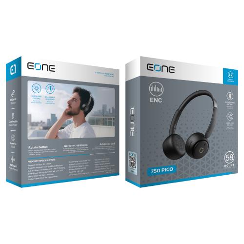 EONE 750 PICO Headphones ENC 58 Hours Dark Brown