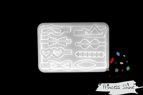 438 - قالب سيليكون مشابك شعر رقم 006