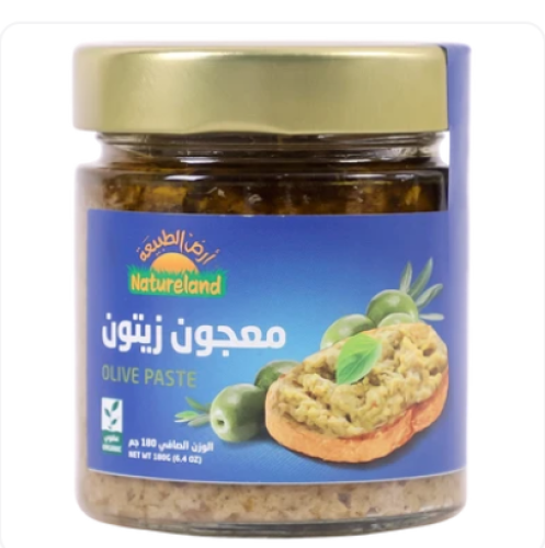 أرض الطبيعة معجون زيتون أخضر عضوي 180 جم