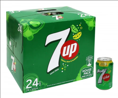 سفت اب علب 325مل شد 24