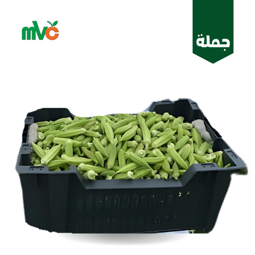 بامية بلدي حجم وسط سلة