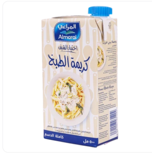 المراعي كريمة طبخ كاملة الدسم 500 مل