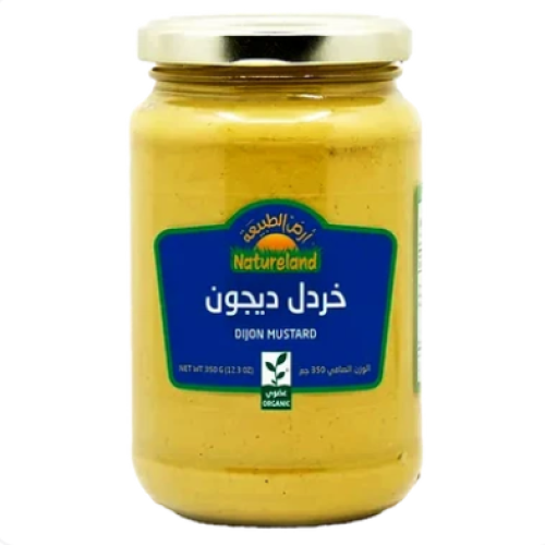 أرض الطبيعة خردل ديجون عضوي 350جم