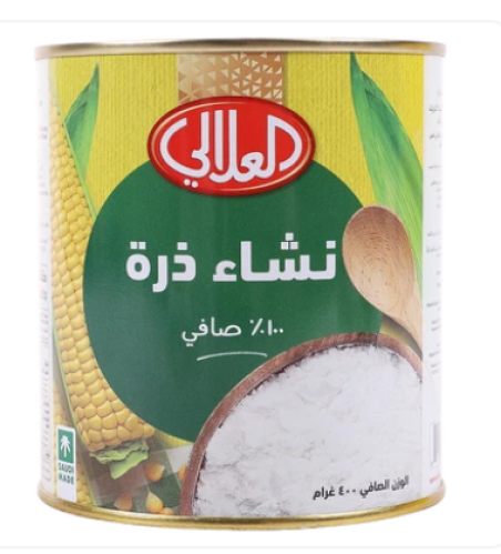العلالي نشاء الذرة علبة 450 جم