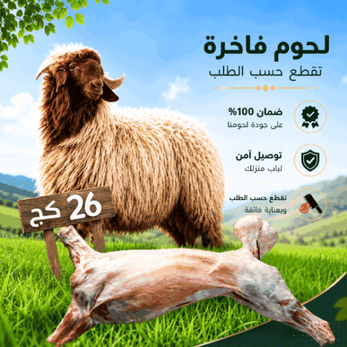 خروف نعيمي بلدي مذبوح 26 كغ