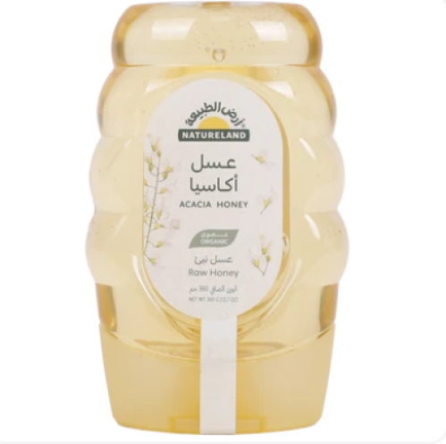 أرض الطبيعة عسل الأكاسيا عضوي 360 جم