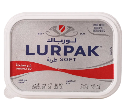 لورباك زبدة طرية غير مملحة 200 جم