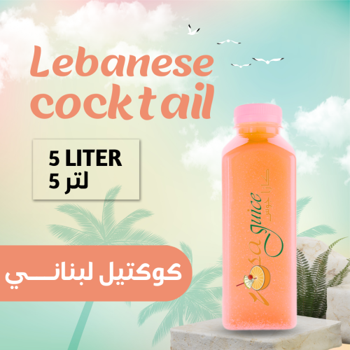 كوكتيل لبناني طازج 5 لتر