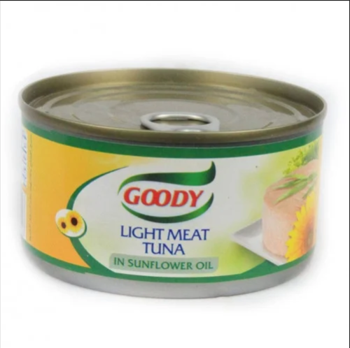 تونة قودي خفيف بالزيت كبير 185 جم