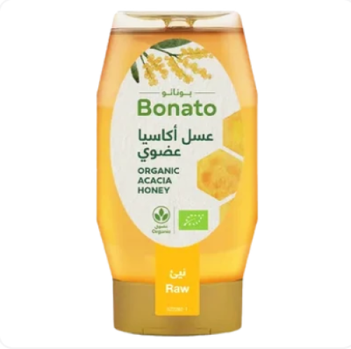 بوناتو عسل الأكاسيا العضوي 350 جم