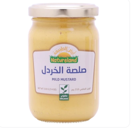 أرض الطبيعة صلصة الخردل 210 جم