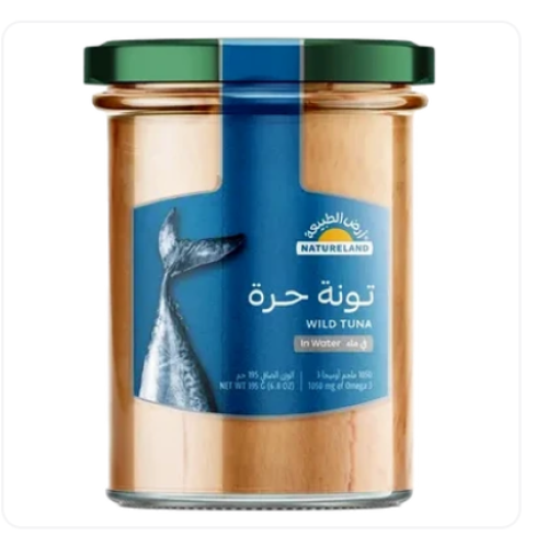 أرض الطبيعة تونة حرة في ماء عضوي ١٩٥جم