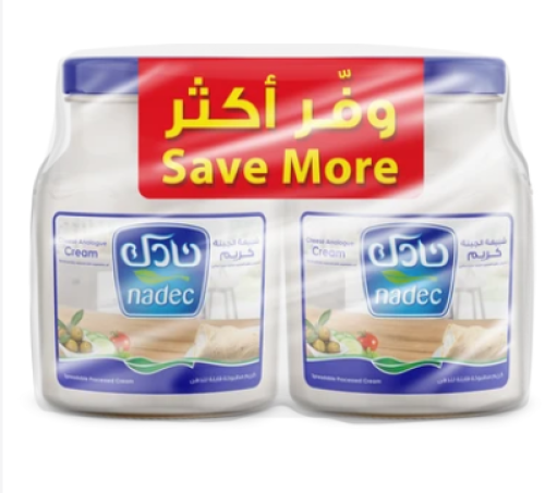 نادك شبيه جبنة كريم قابلة للدهن 2 حبة 900 جم