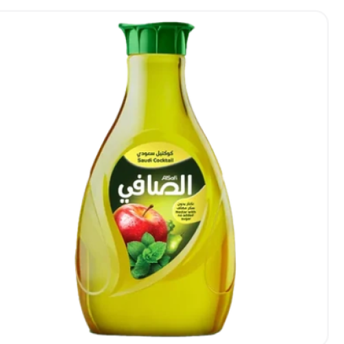 الصافي عصير تفاح و نعناع سعودي كوكتيل 1.5 لتر
