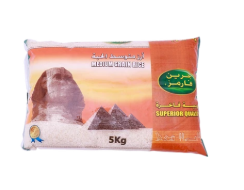 تاج الهند رويال أرز بسمتي هندي أبيض طويل الحبة 5 ك...