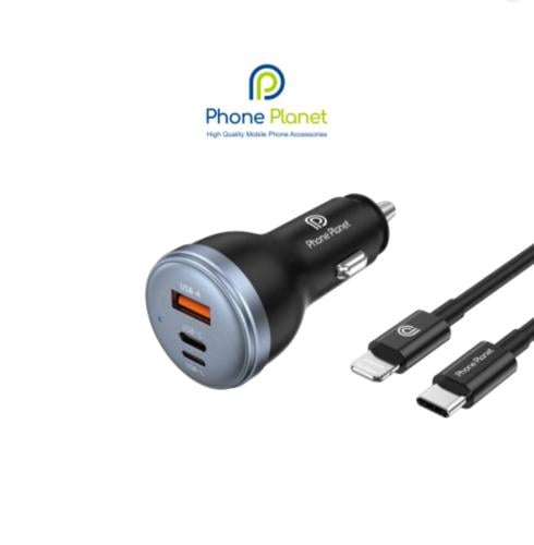 شاحن سيارة 3 في 1 فون بلانت 80W